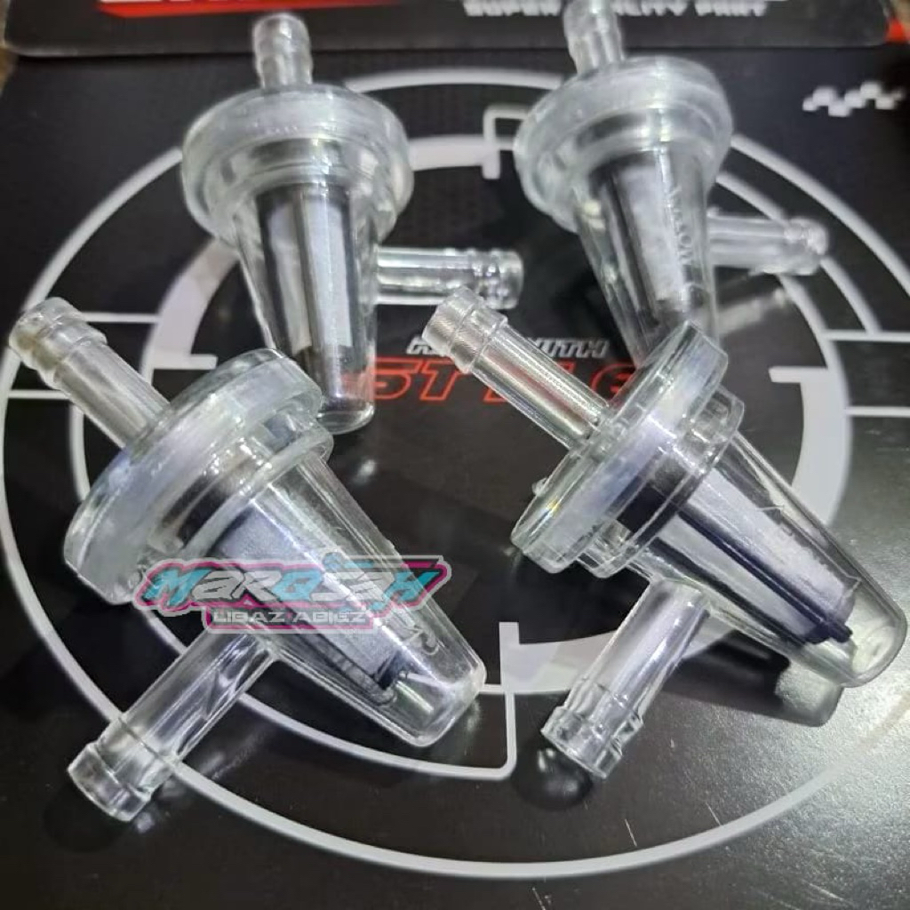 FILTER SARINGAN BENSIN SARINGAN FILTER TRANSPARAN TYPE L MOTOR UNIVERSAL