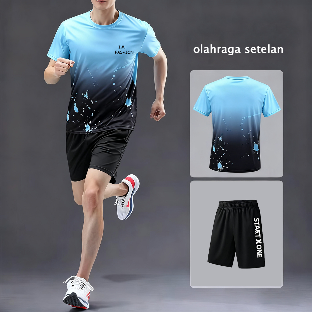 kaos olahraga | celana olahraga | celana badminton pria