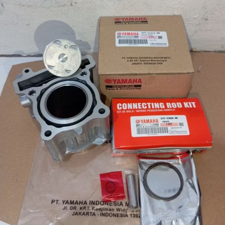 BLOK SEHER CYLINDER + STANG SEHER YAMAHA JUPITER MX NEW/OLD (1S7/5YP) ORI