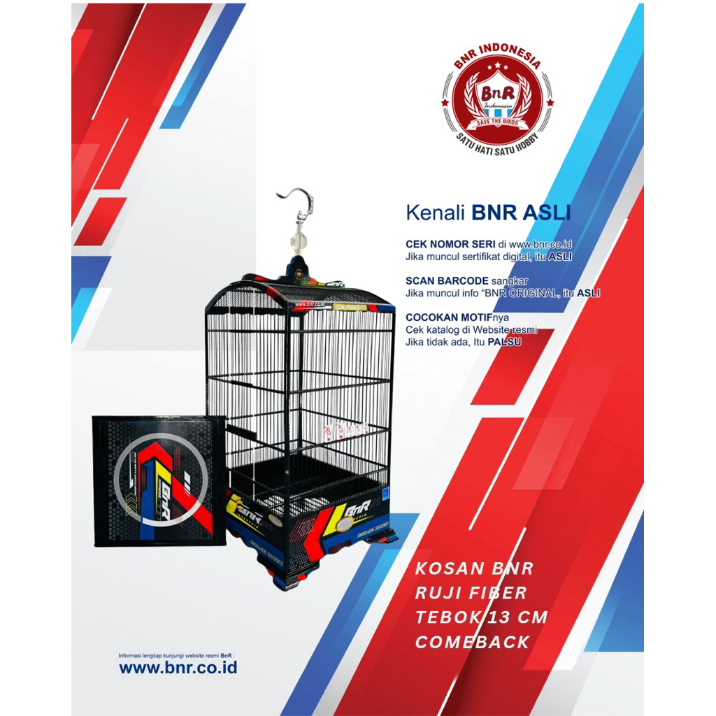 SANGKAR KOSAN BNR RUJI FIBER “COMEBACK”