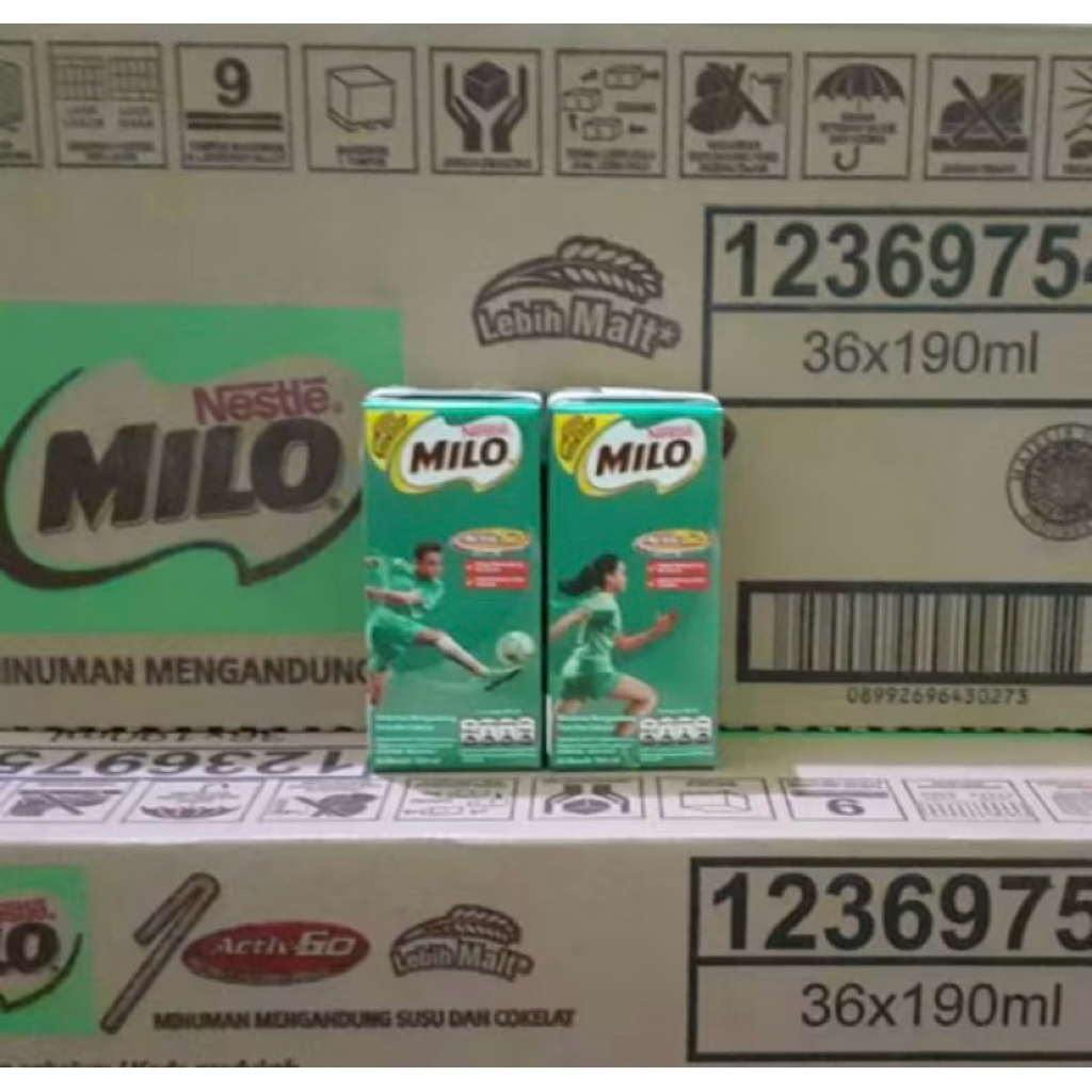 MILO UHT ACTIV GO COKELAT 180ml DUS ISI 36