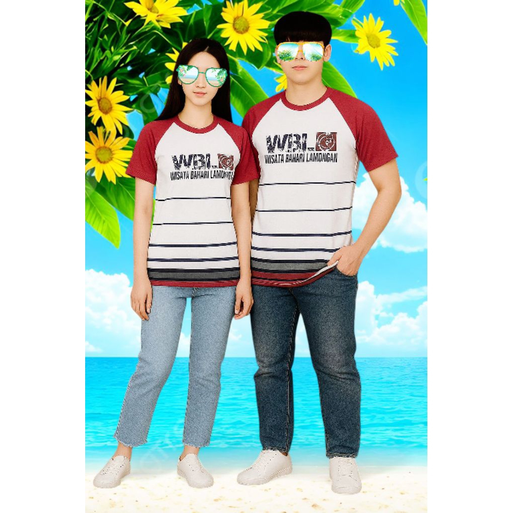 Kaos salur wisata bahari lamongan