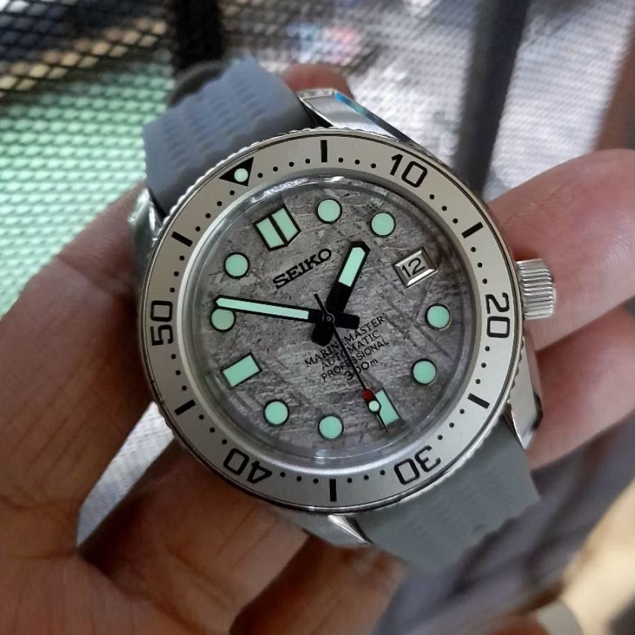 seiko mod mm200 meteorite dial nh35 movement
