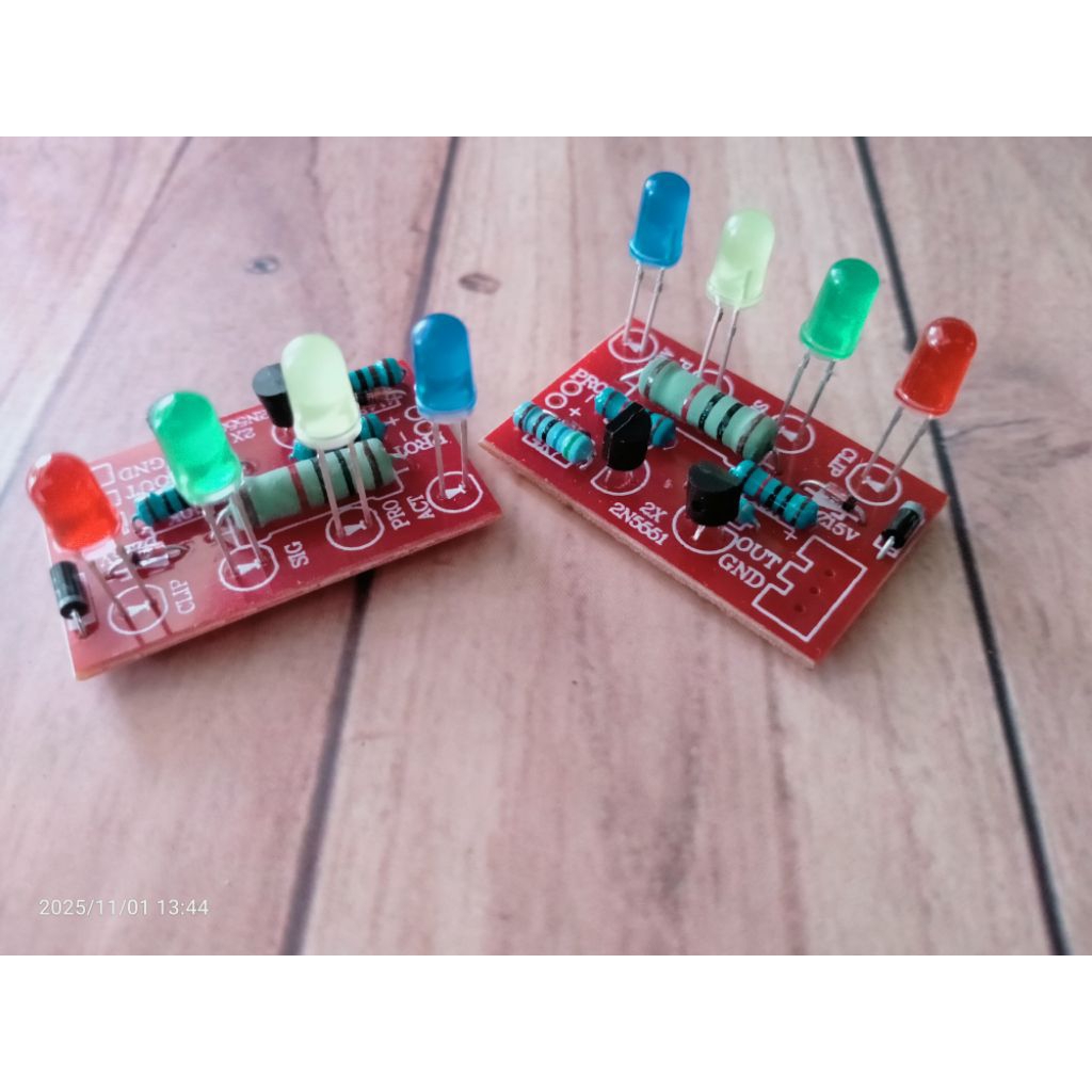 LED INDIKATOR SIGNAL CLIP POWER AMPLI AMPLIFIER