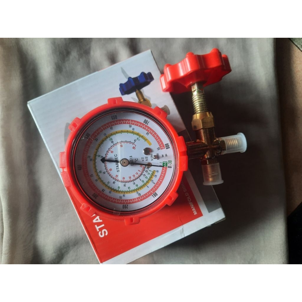 Manifold Single Digital Pengisian Freon AC/Kulkas