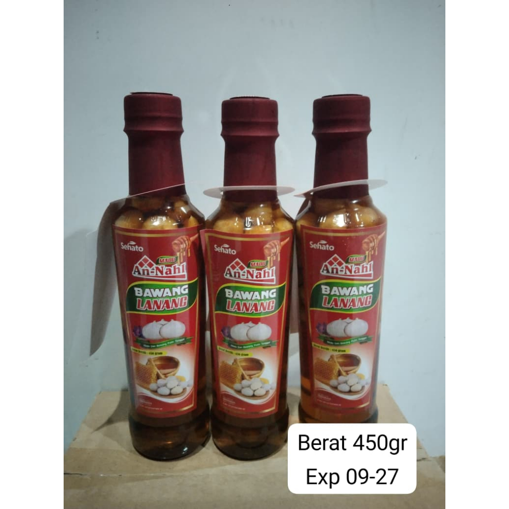 Madu Bawang Lanang An Nahl 450gr Madu Bawang tunggal Kualitas Super Termurah | MADU BAWANG LANANG AN