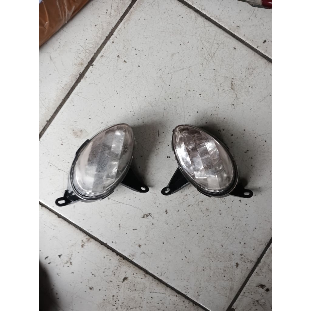 sein depan kanan kiri Yamaha fino karbu original copotan