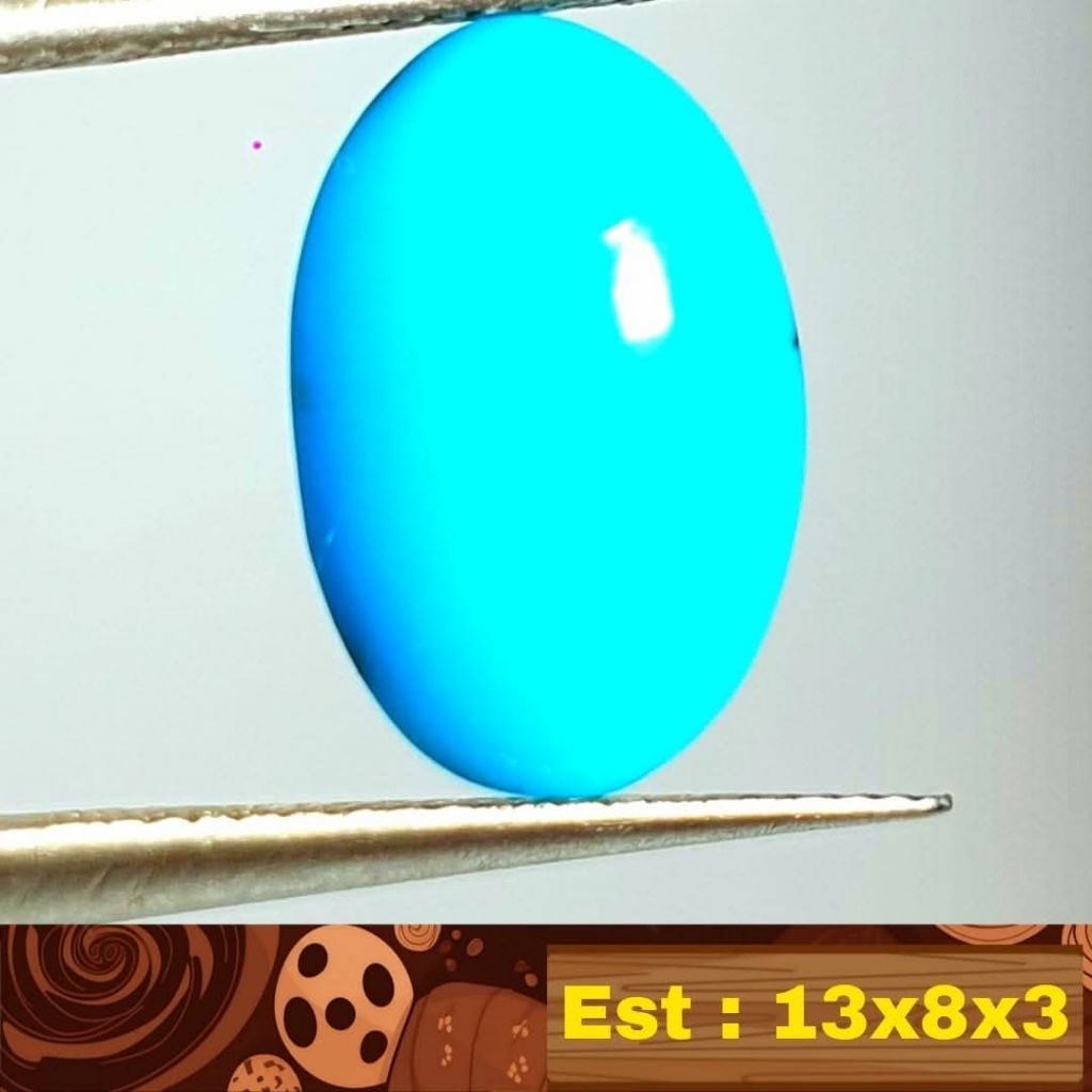 Pirus Mesir Biru Polos Aseli 100% Original