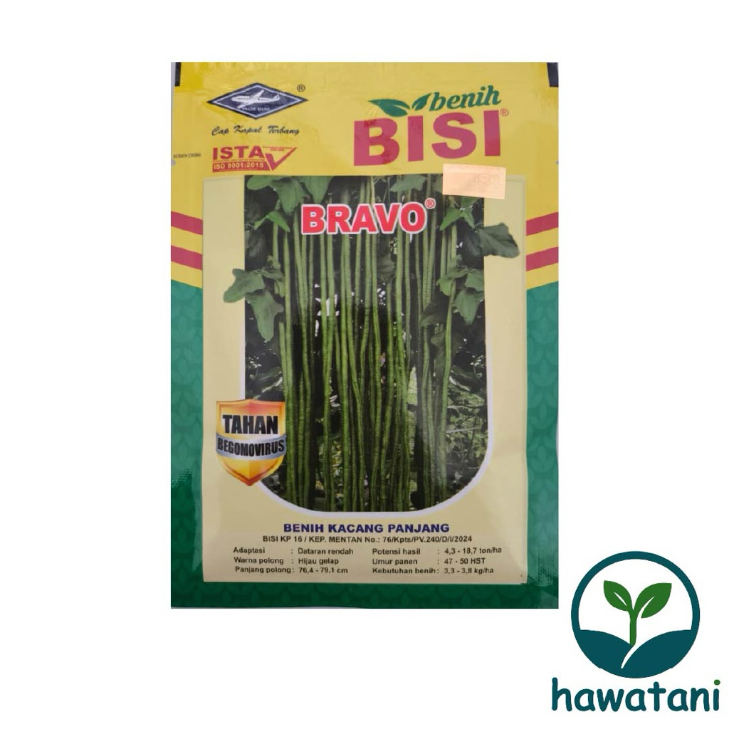 BENIH KACANG PANJANG BRAVO 50 GRAM - CAP KAPAL TERBANG