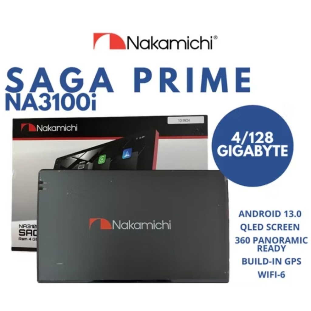 Nakamichi SAGA PRIME Android 13-QLed 9in Ram 4/128GB