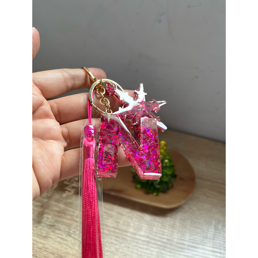 bag charms, gantungan tas resin Varian PINK Fanta NOVa
