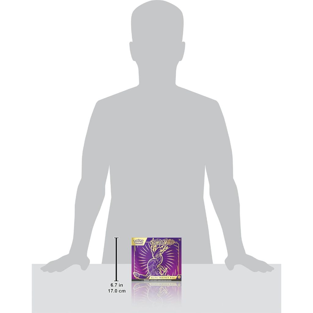 STOK TERBATAS Pokmon TCG: Scarlet and Violet Elite Trainer Box - Miraidon Purple (1 Full Art Promo