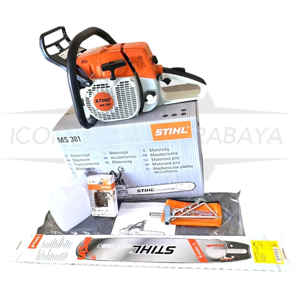 MESIN CHAINSAW MS 381 (25 INCH) STIHL/ mesin gergaji kayu chainsaw stihl laser tip MS 381/ mesin pot
