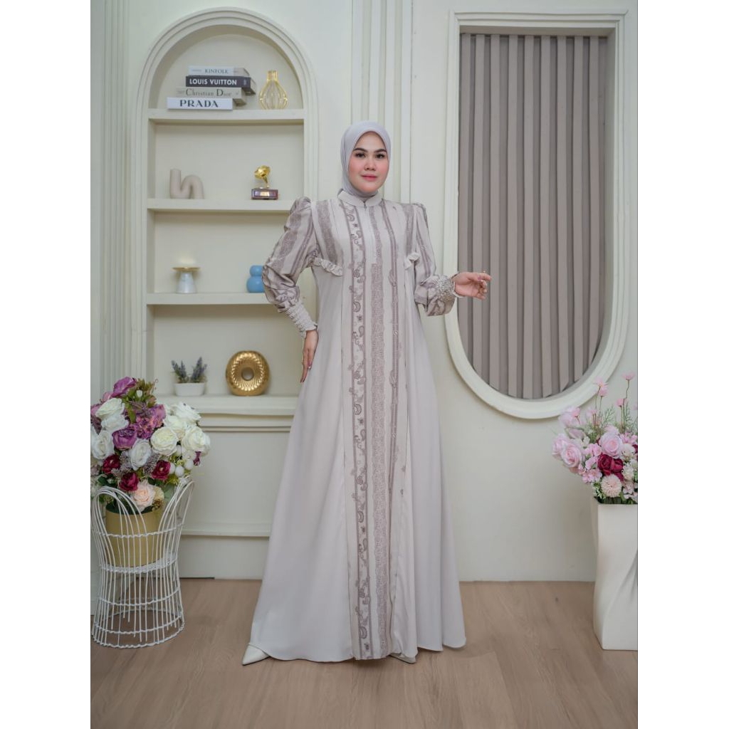 Gamis Syar'i Marbela Anti Uv/Dres Wanita Terbaru