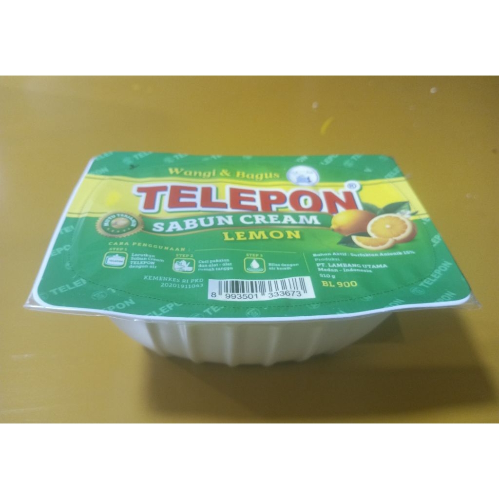 Sabun Telepon Cream Mangkok / Sabun Telepon Colek / Sabun Telepon