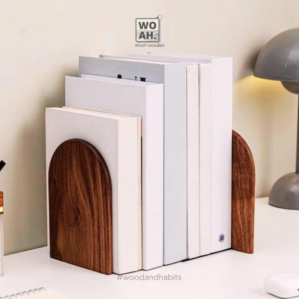 Rak Buku Kayu Wood Stand Books furniture meja belajar Rak Buku