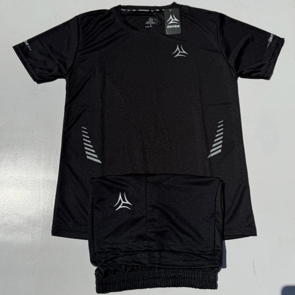 Setelan Olahraga Pria Running Gym Fitness Cowok Sport