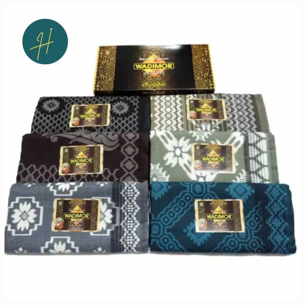 Sarung WADIMOR Motif Bali Pria Kain Tenun Samping Songket Batik Tradisional Premium Dewasa Laki Cowo
