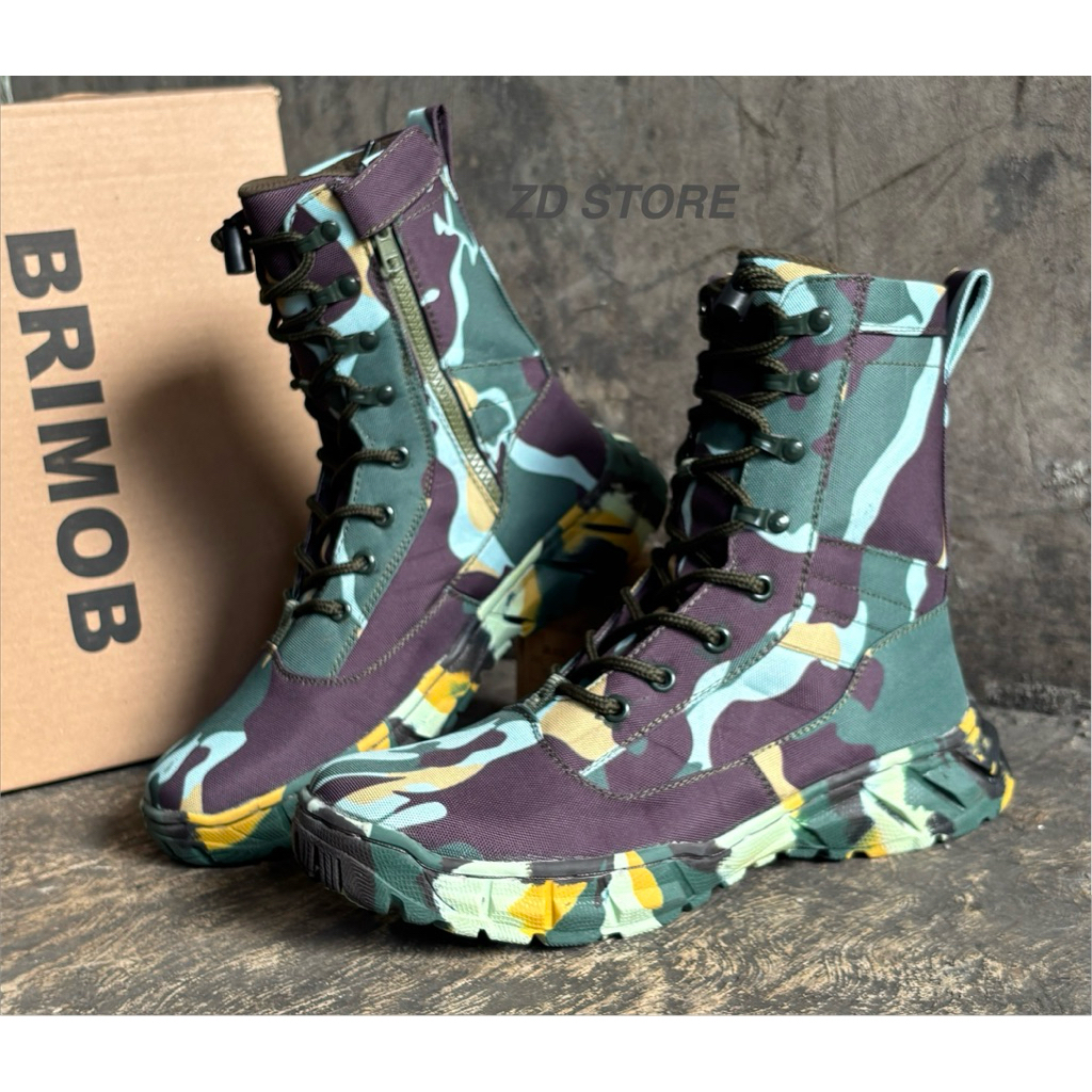 Sepatu PDL TACTICAL FULL LORENG BRIMOB/Sepatu PDL LORENG BRIMOB Terbaru
