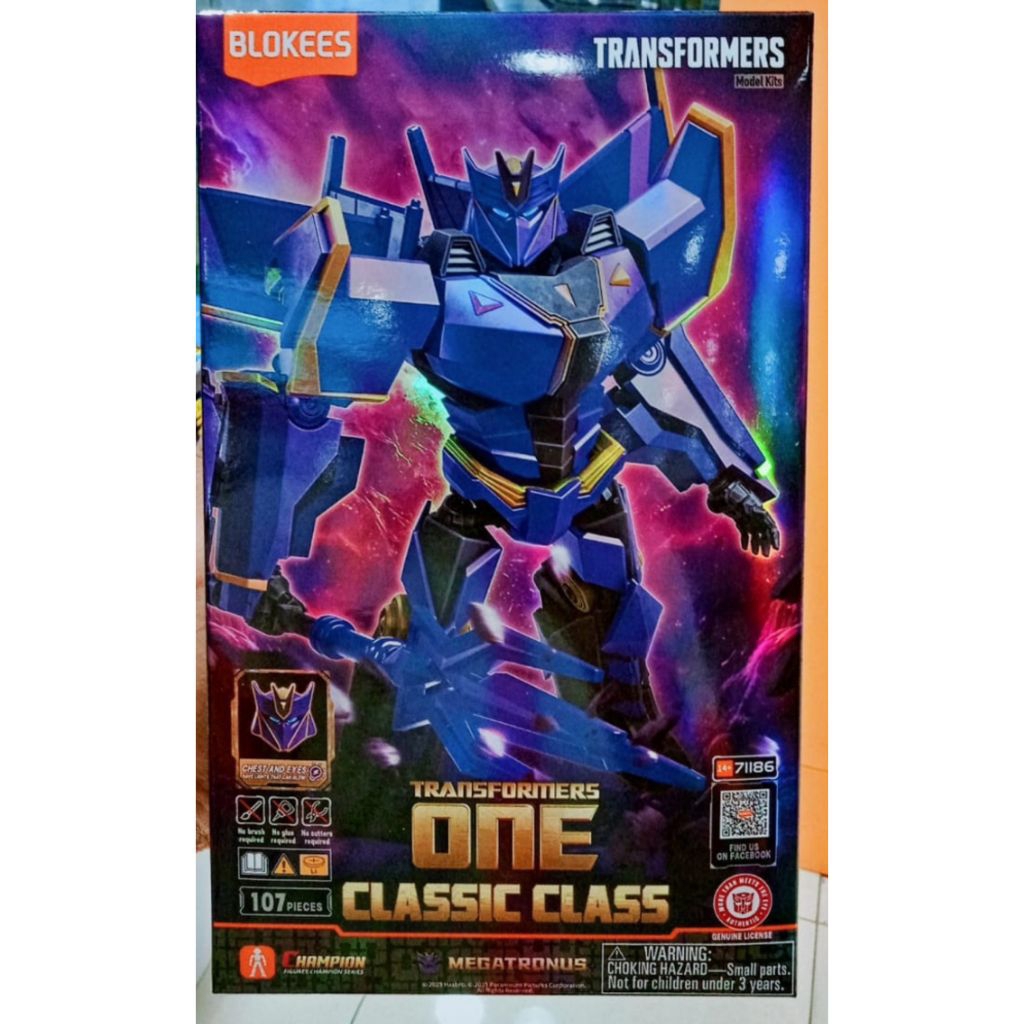 Blokees transformers classic class 20 movie 8 megatronus figure original
