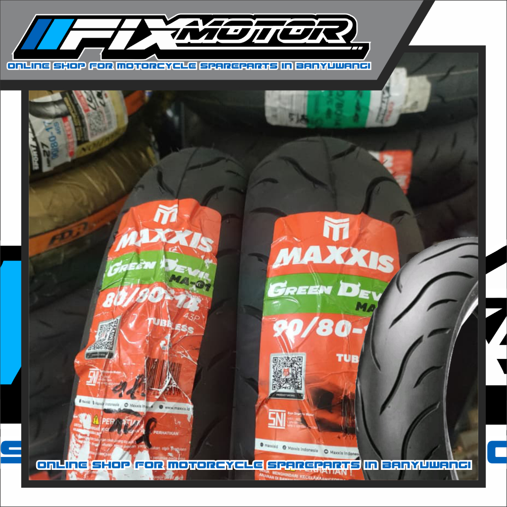 MAXXIS GREEN DEVIL MATIC Tubeless Ban Motor Ring 14