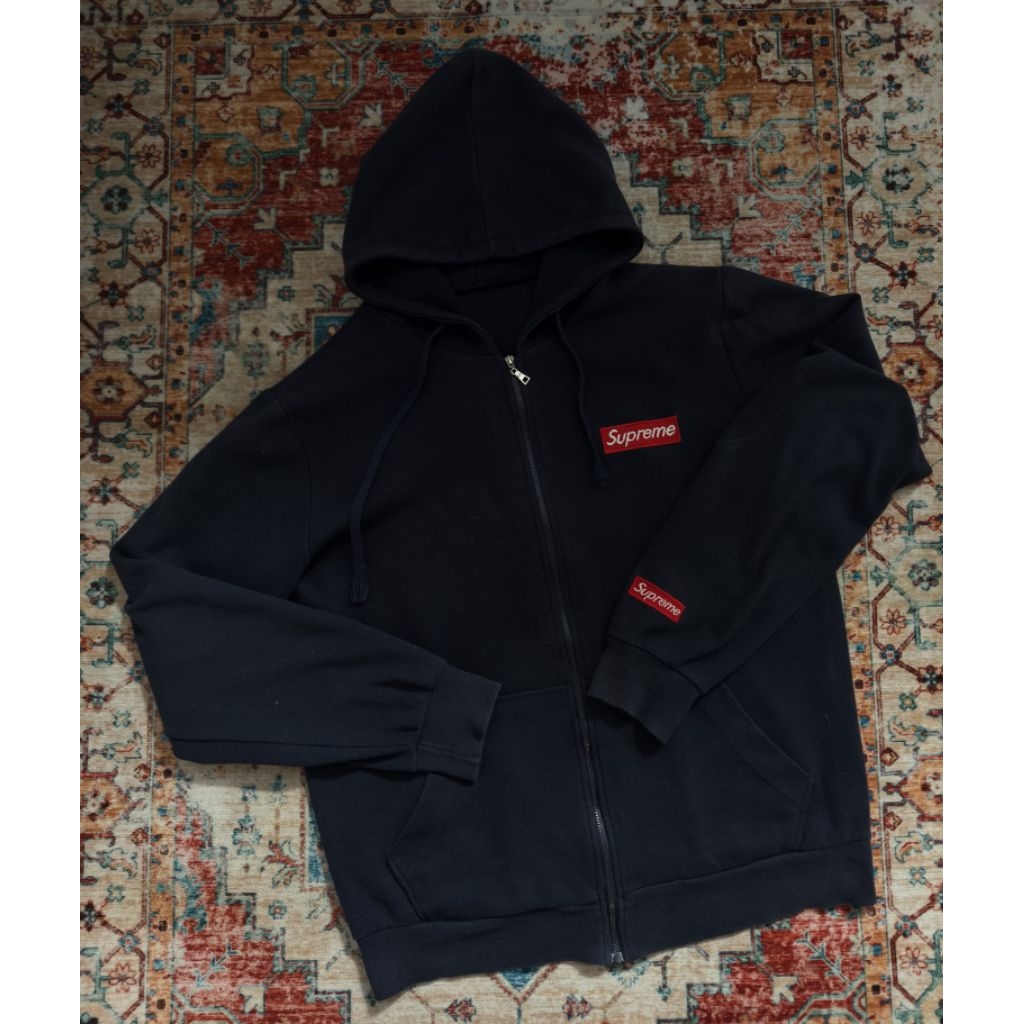 Hoodie Zipper Preloved Supreme