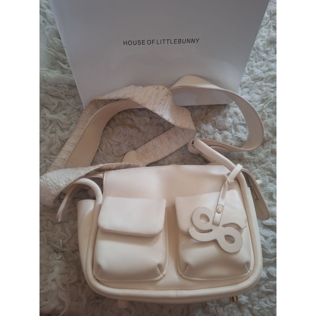 tas kulit house little bunny