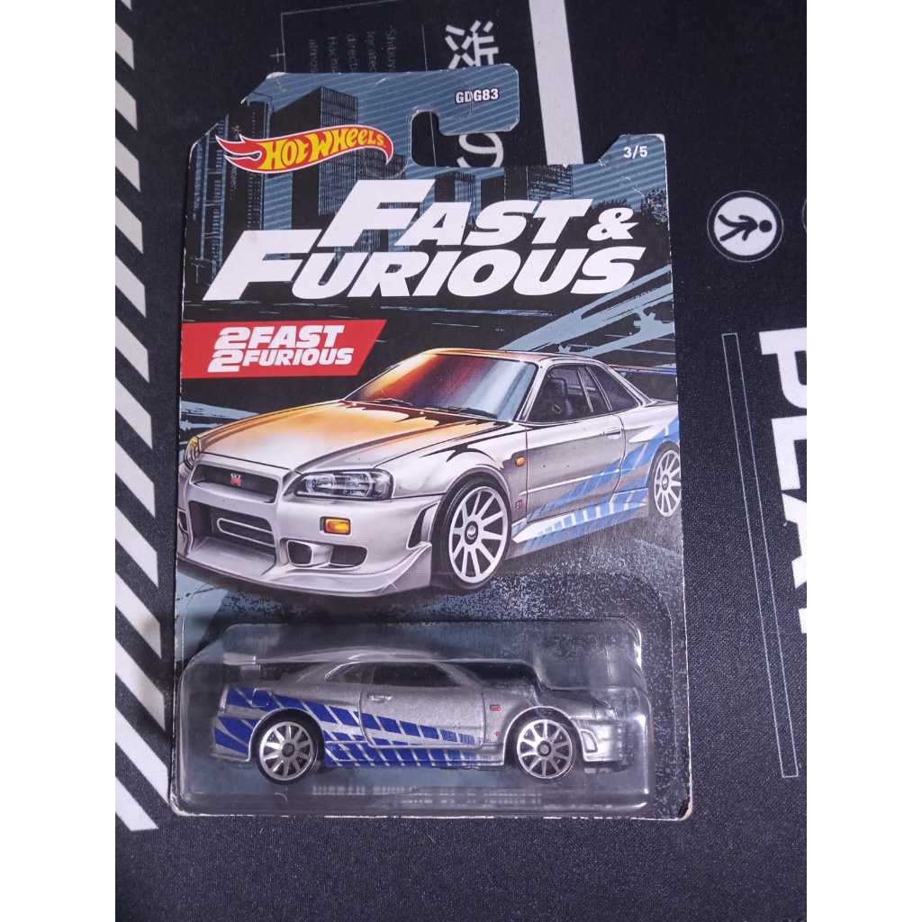Hot Wheels Fast & Furious Nissan Skyline R34