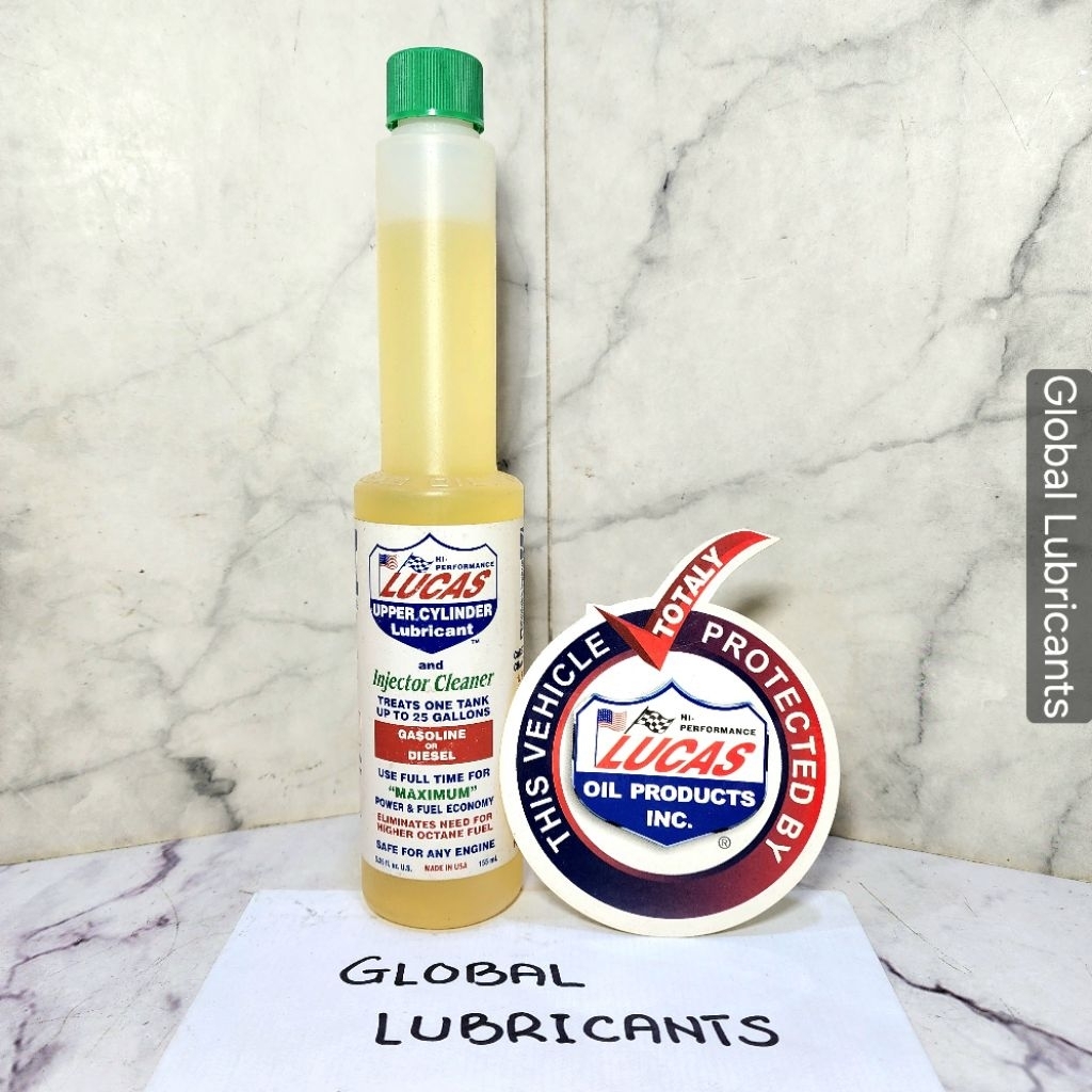Lucas Oil Upper Cylinder Lubricant/ Valve/ Fuel System/ Injector Cleaner 155mL USA (Pembersih Sistem