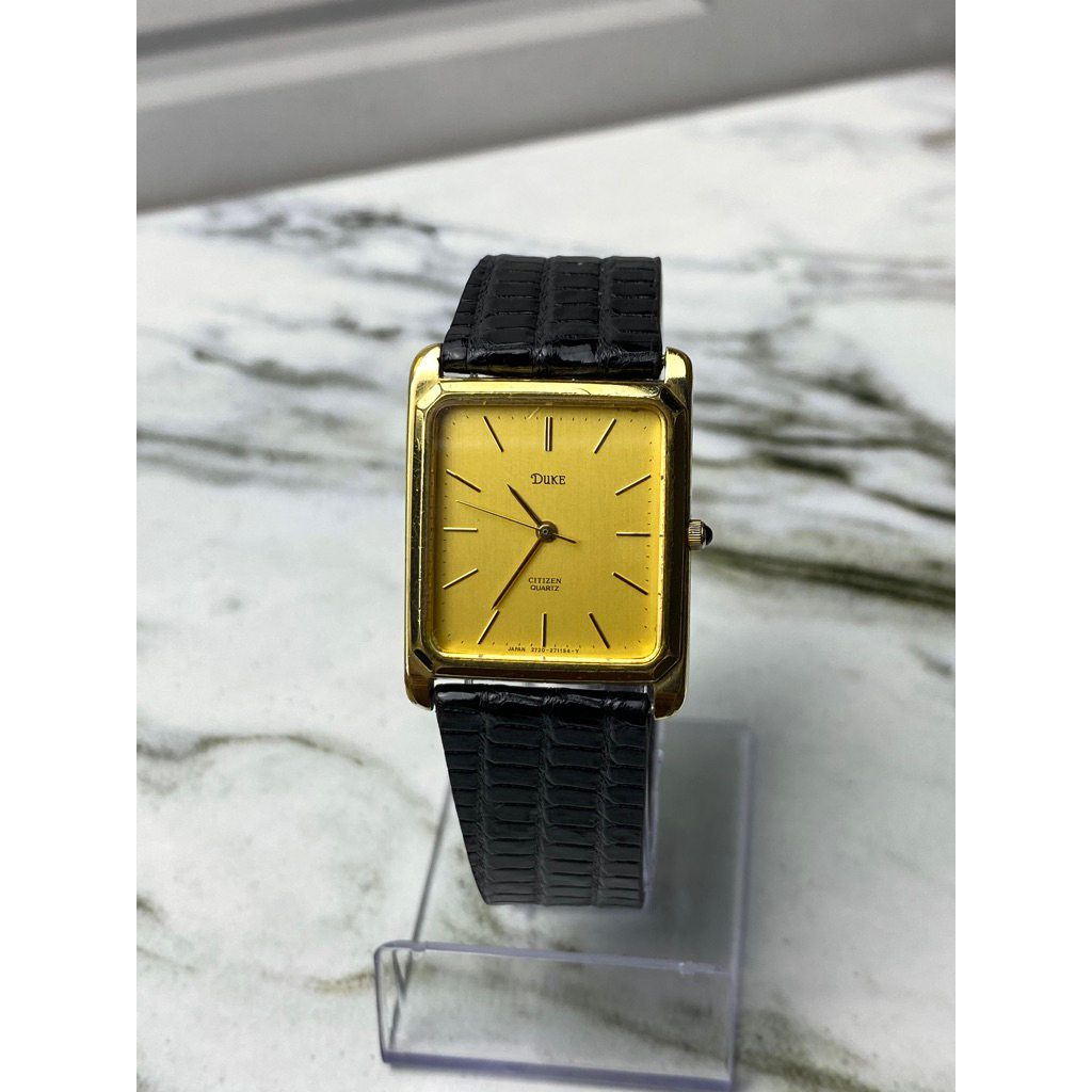 Jam Tangan Vintage Pria Unisex Citizen Duke Tank Quartz