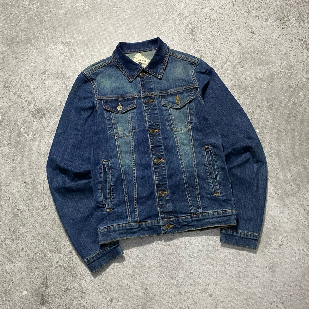 Denim Jacket Slimfit Zara Man Second