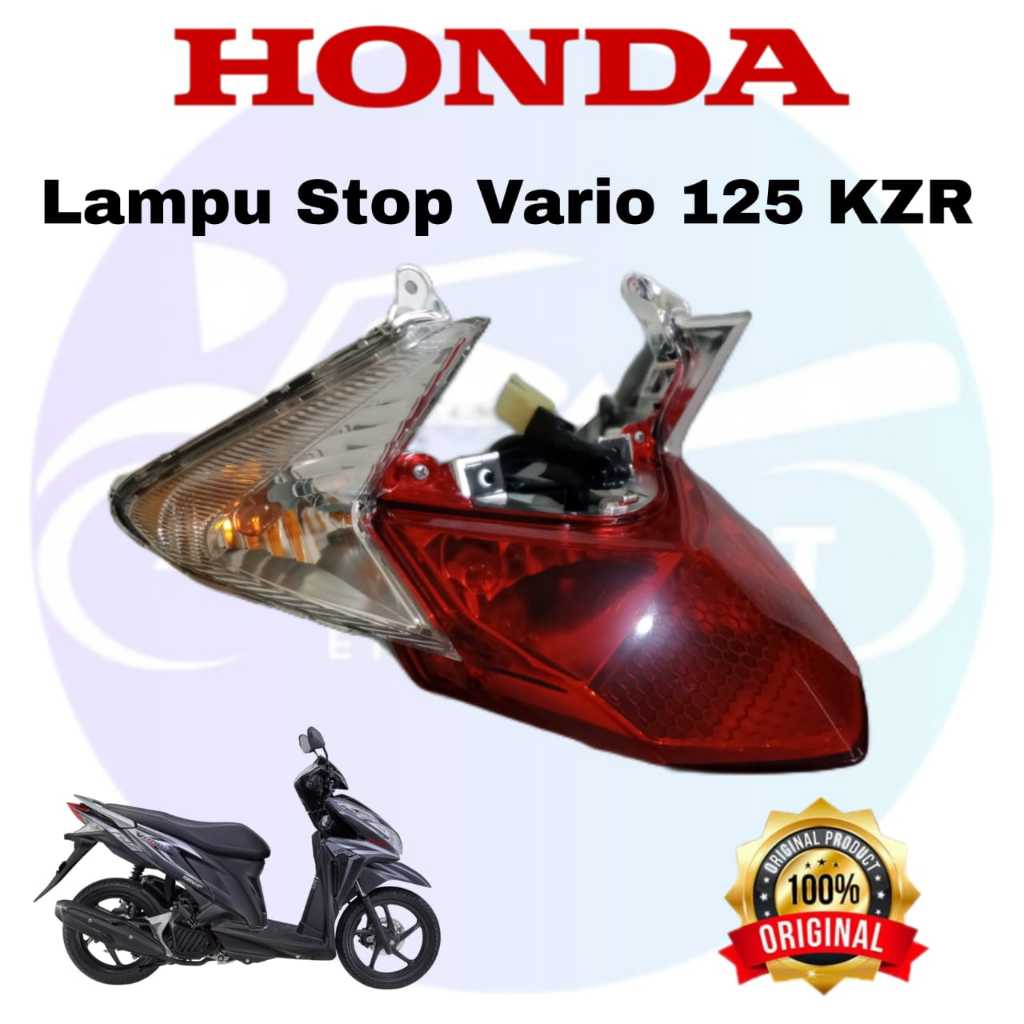 Stop assy lampu belakang vario 125 old vario 125 non led ori ahm 3370A-KZR-602
