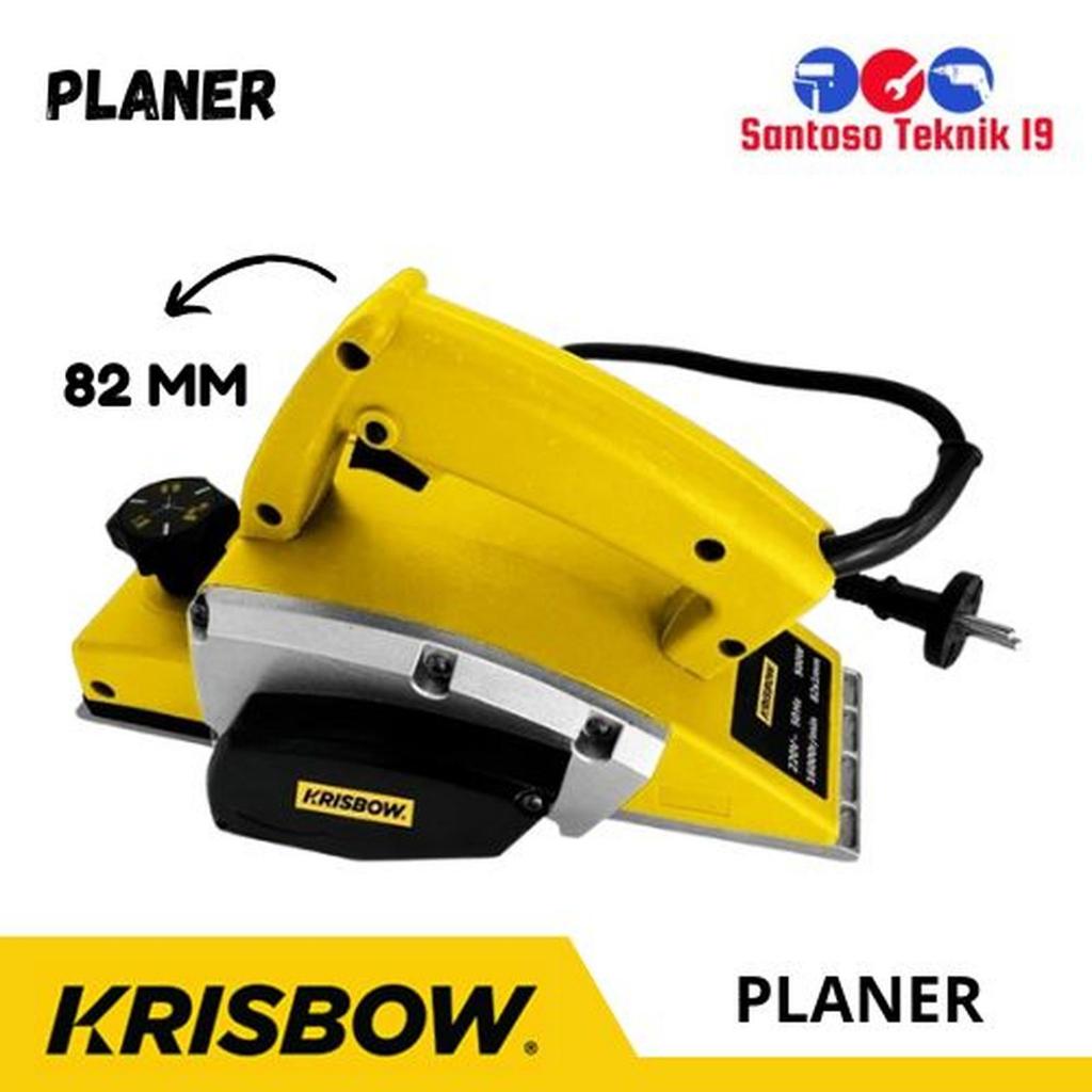 Krisbow Mesin Serut Kayu 82 mm / Mesin Ketam Kayu / Planer