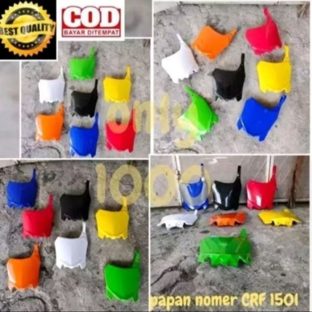 plat nomer crf150l papan nomer crf150l cover nomer crf150l kap depan crf150l sayap depan crf150l bod