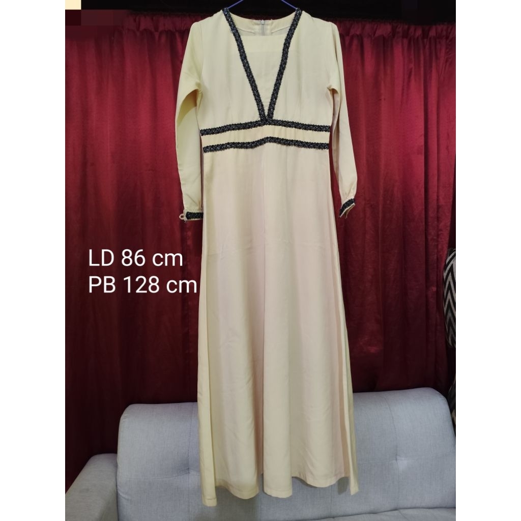 Gamis satin preloved