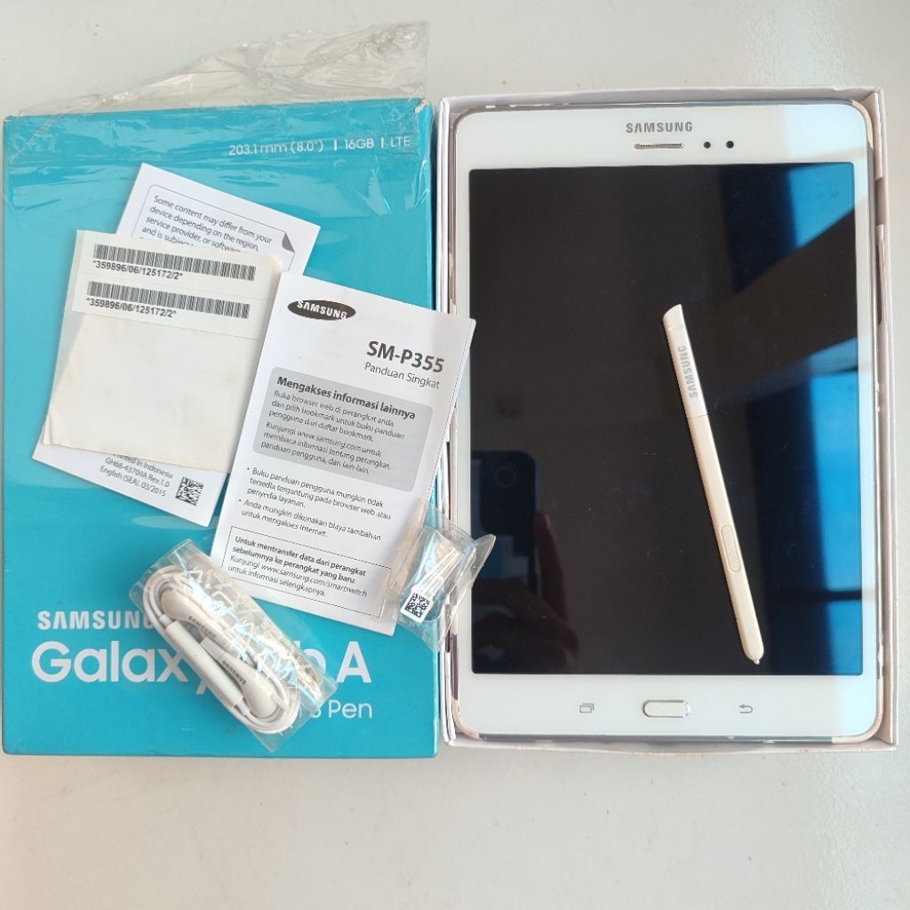 Samsung Galaxy tab A with S pen (bekas)