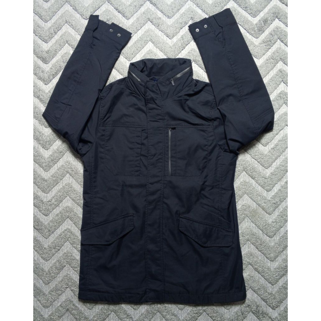 Jaket Chasecult Hidden Hoodie Outdoor Casual Semi Parka Hitam Pekat