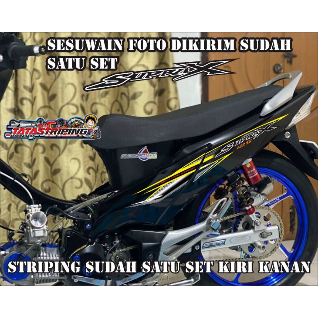 STRIPING WAVE STIKER SUPRA 125 SUPRA X125