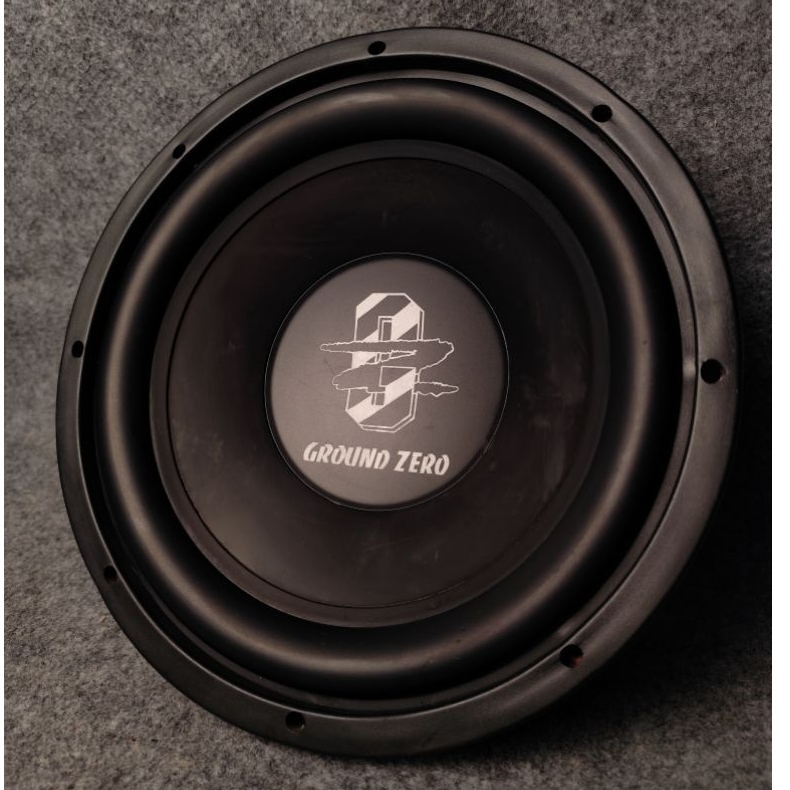 Subwoofer 12 inch Ground Zero GZ 1W 300 cocok  buat SQ SOund Quality audio mobil