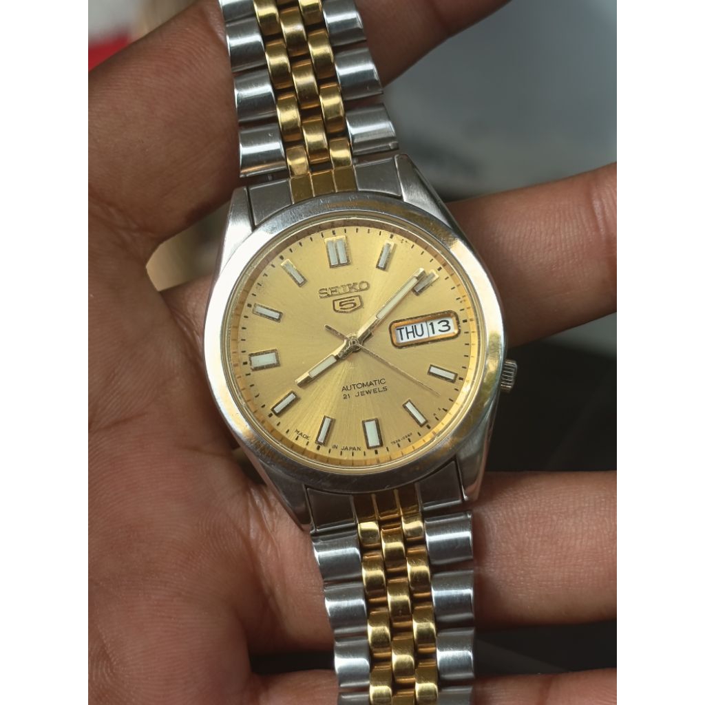 Jam Tangan Second SEIKO 5 AUTOMATIC SNKC44J1 All Ori Caliber 7s26 Japan kondisi Semua Normal