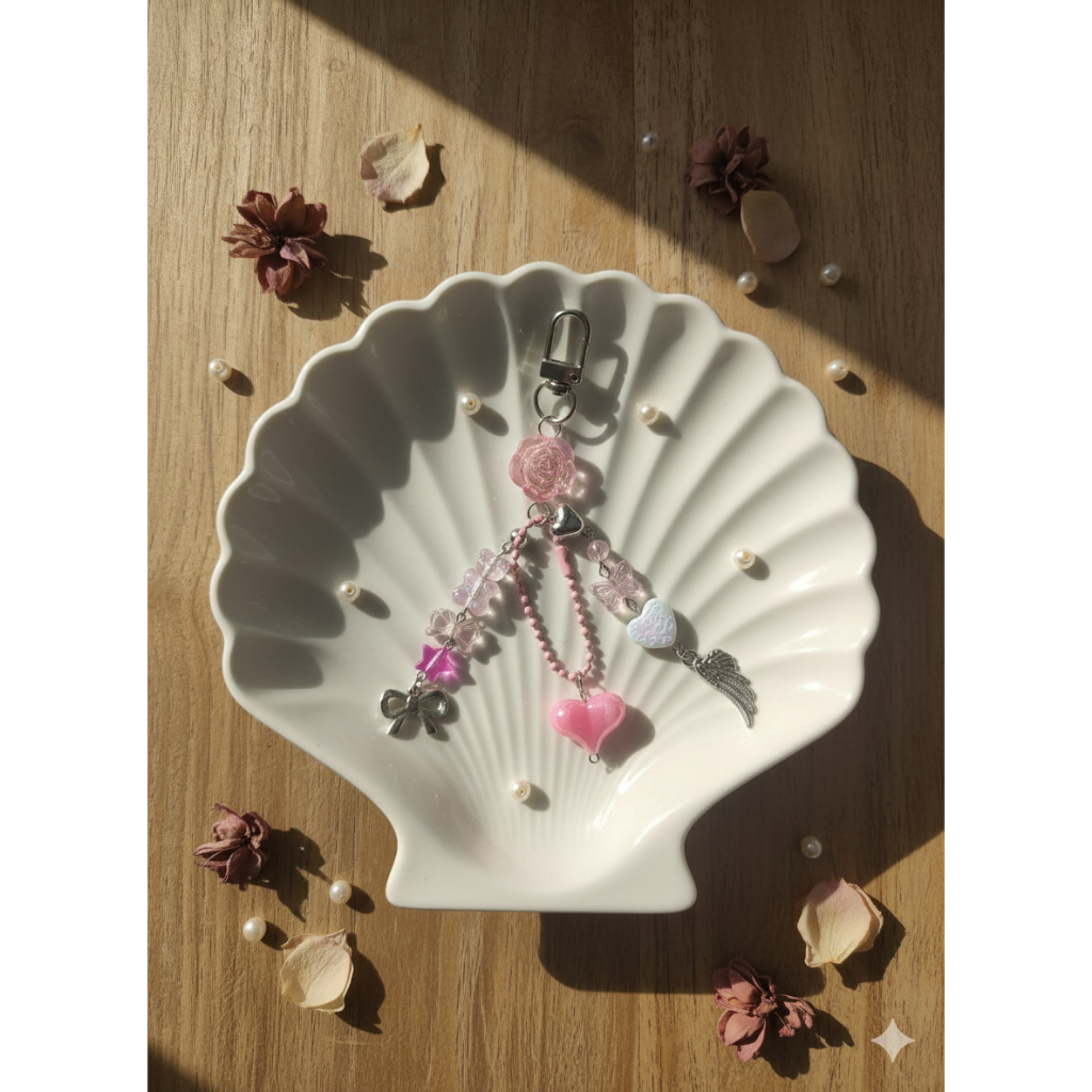 Keychain Aesthetic Bag Charm Y2K Kpop