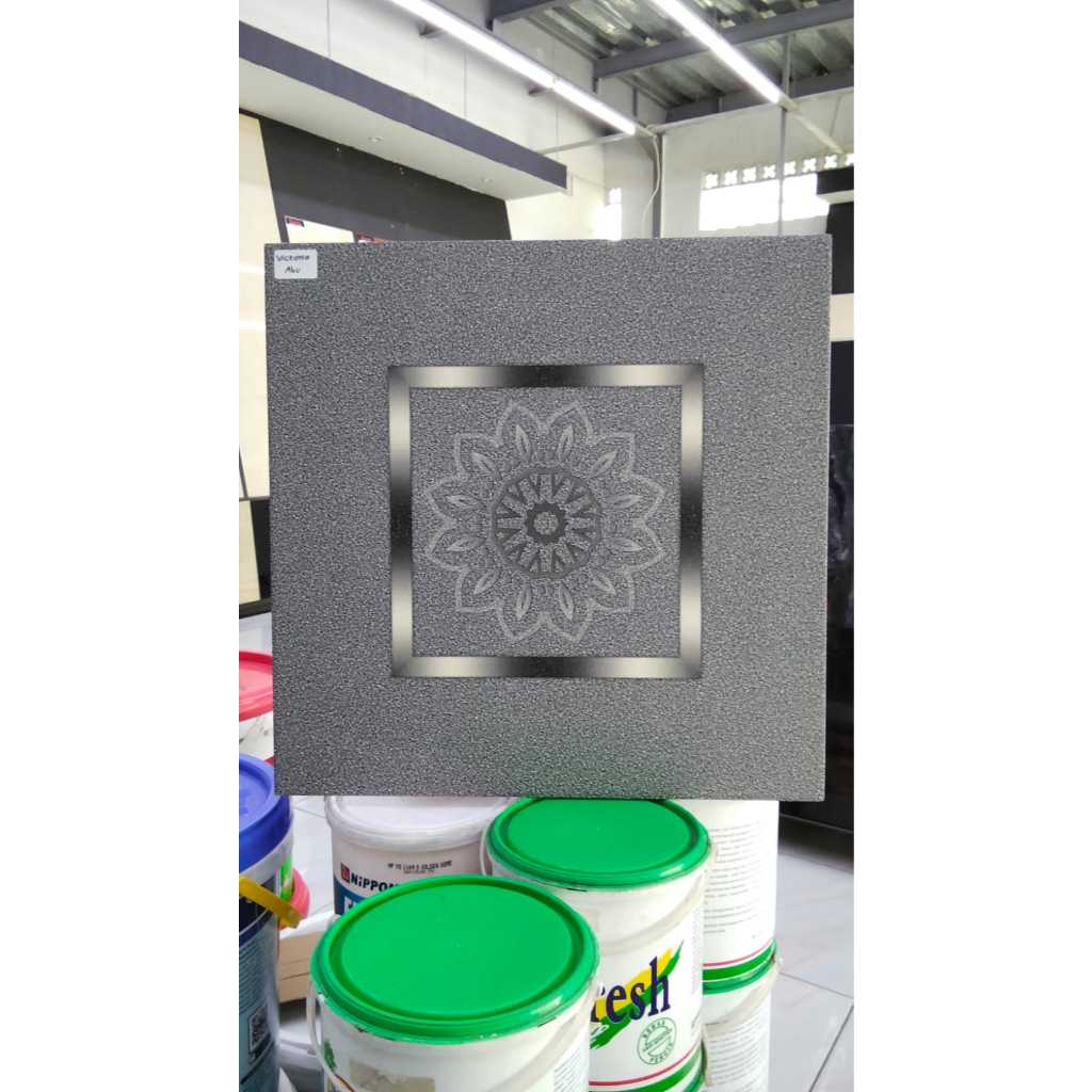 KERAMIK LANTAI GARASI /KRAMIK CARPORT ARES 50X50 VICTORIA ABU MATTE