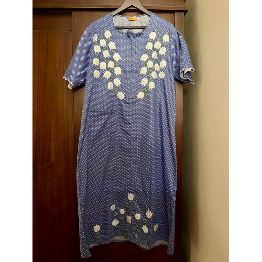Daster bordir malangan/home dress premium katun jepang