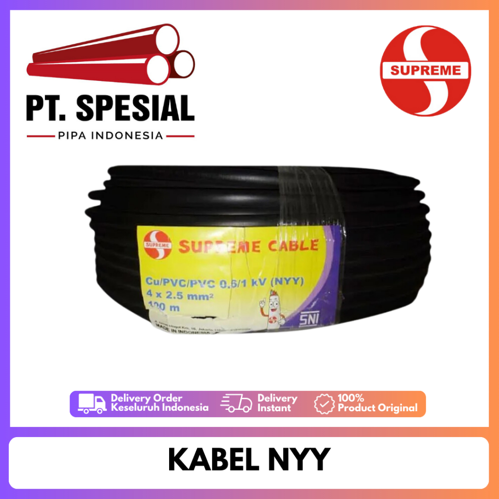 NYY 4 × 150mm Kabel Supreme Tufur / Kabel Listrik Permeter - 09