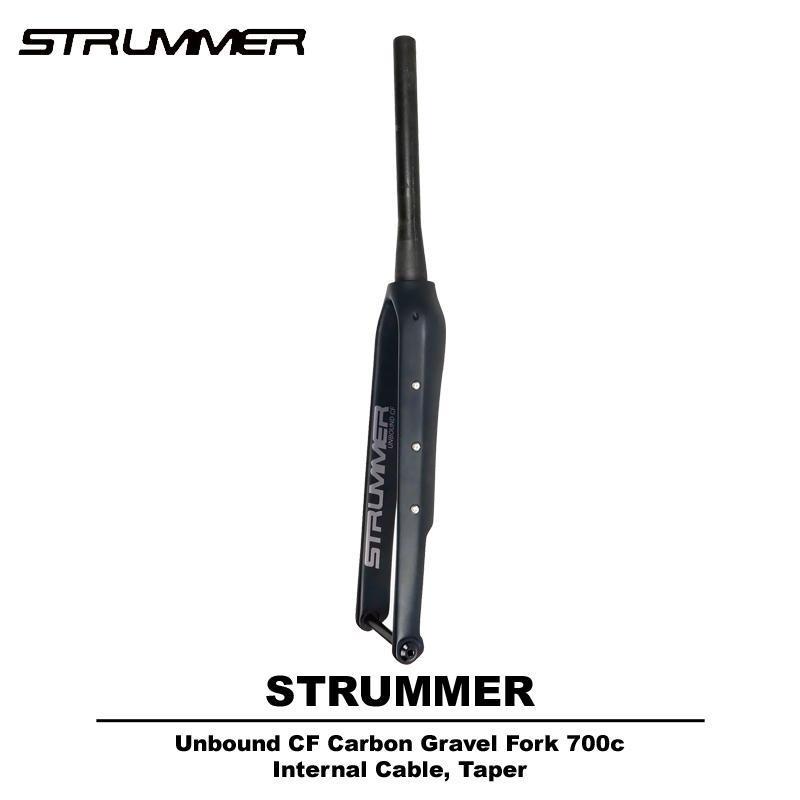 FORK STRUMMER UNBOUND CF CARBON GRAVEL FORK INTERNAL CABLE  DISC BRAKE CAKRAM 27.5 / 700C / 29 INCH 