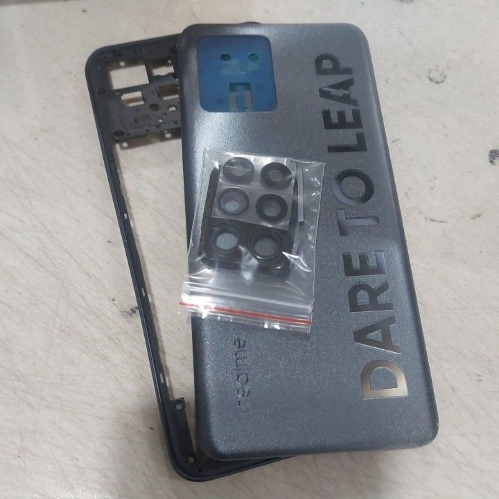 Housing kesing casing backdoor + Bezel Realme 8 Pro black
