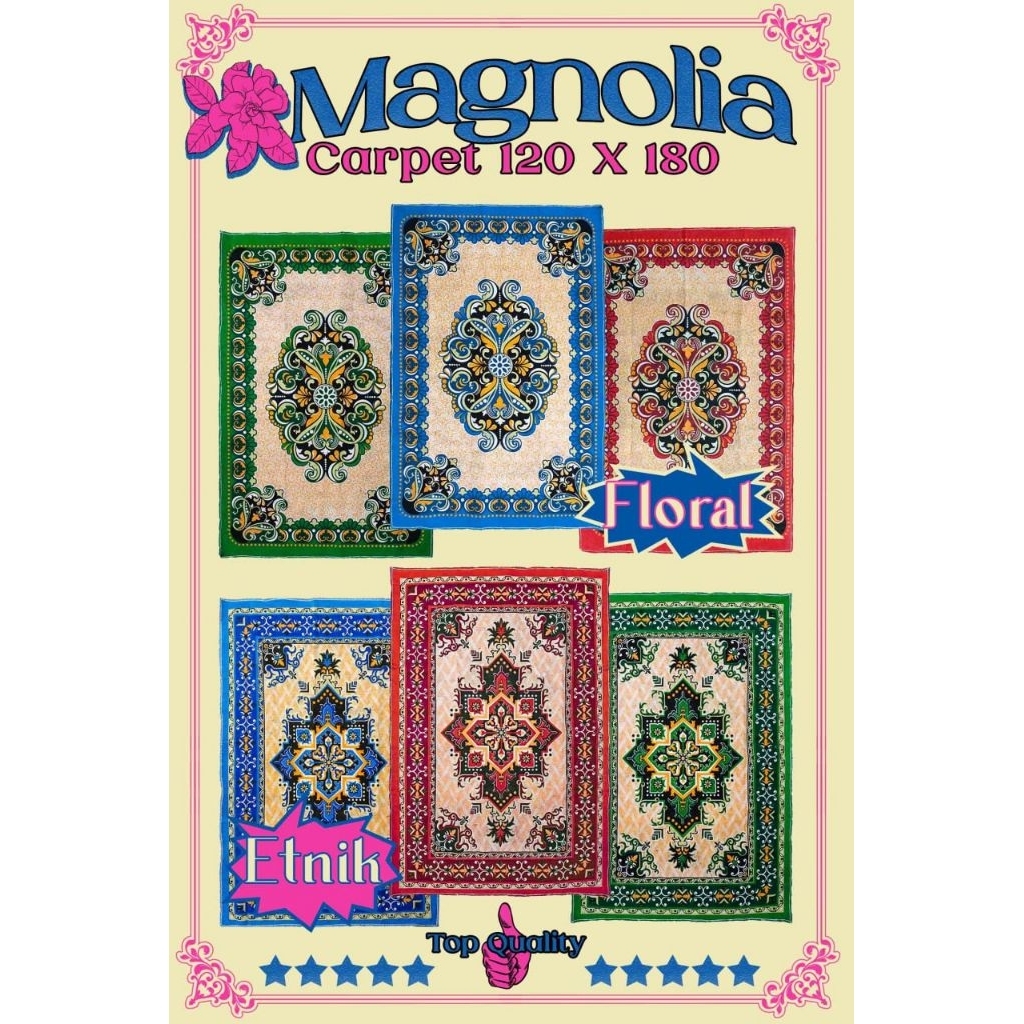 Karpet Magnolia Ukuran 180x200cm