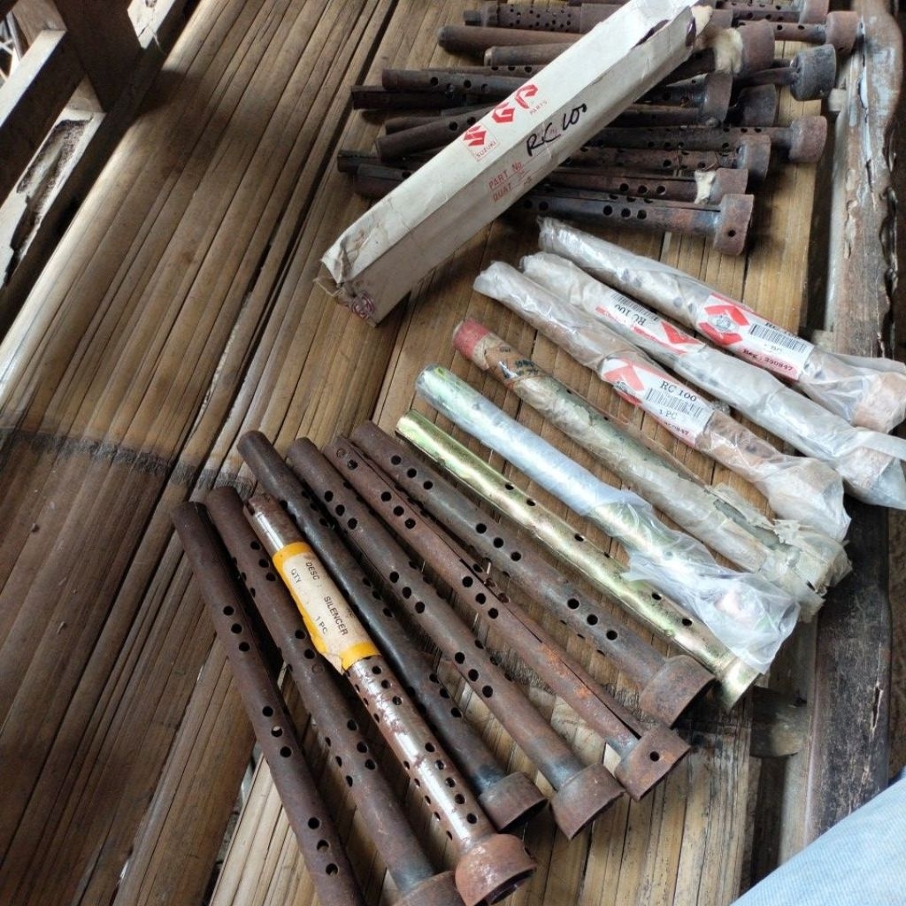 knalpot Suzuki rc100 bravo saringan knalpot suzuki rc100 bravo