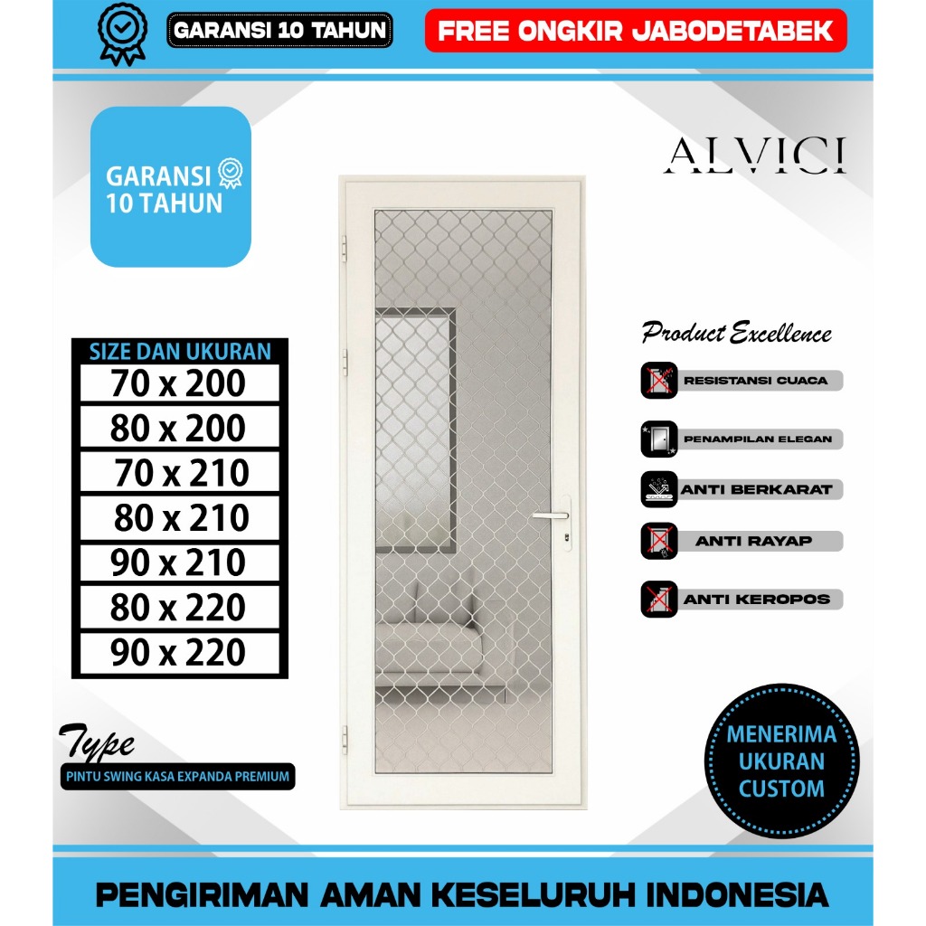 Pintu Swing UPVC Premium Kasa Expanda ALVICI
