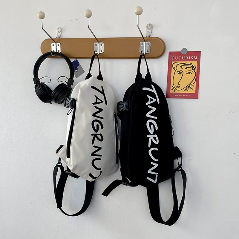 Tas Selempang Wanita & Pria Crossbody Sling Bag Pinggang Sederhana Kekinian Sport Versatile